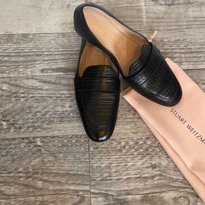 Stuart Weitzman Black Flats